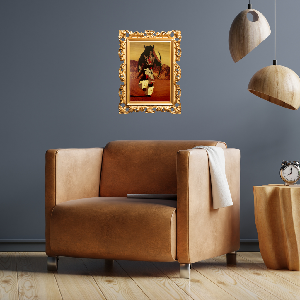 Buffalo-dancer-room-sample-neldon-bullock-marquetry-art-print